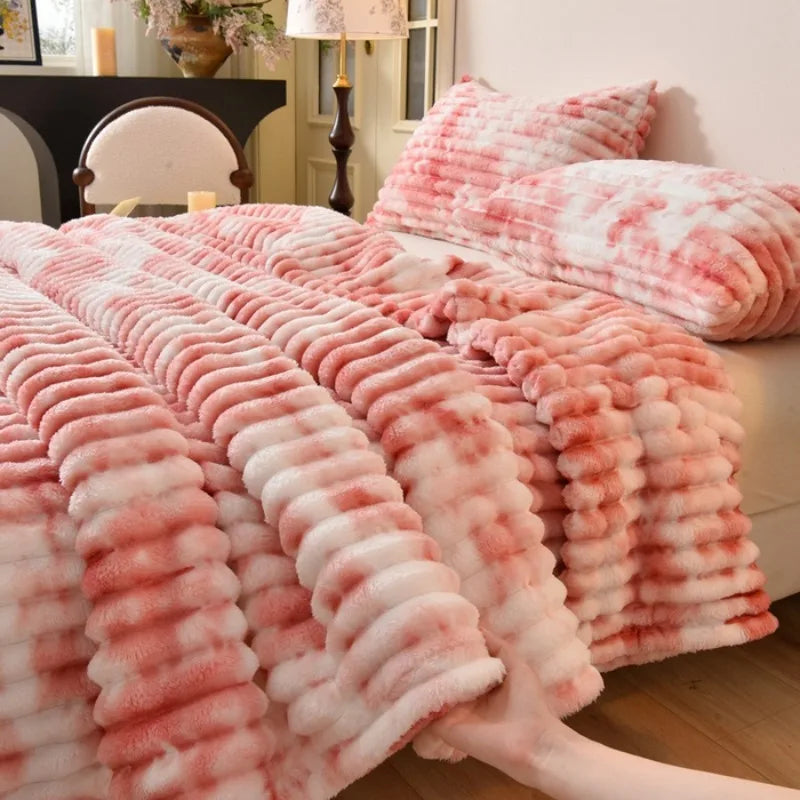 שמיכת דגם פינק