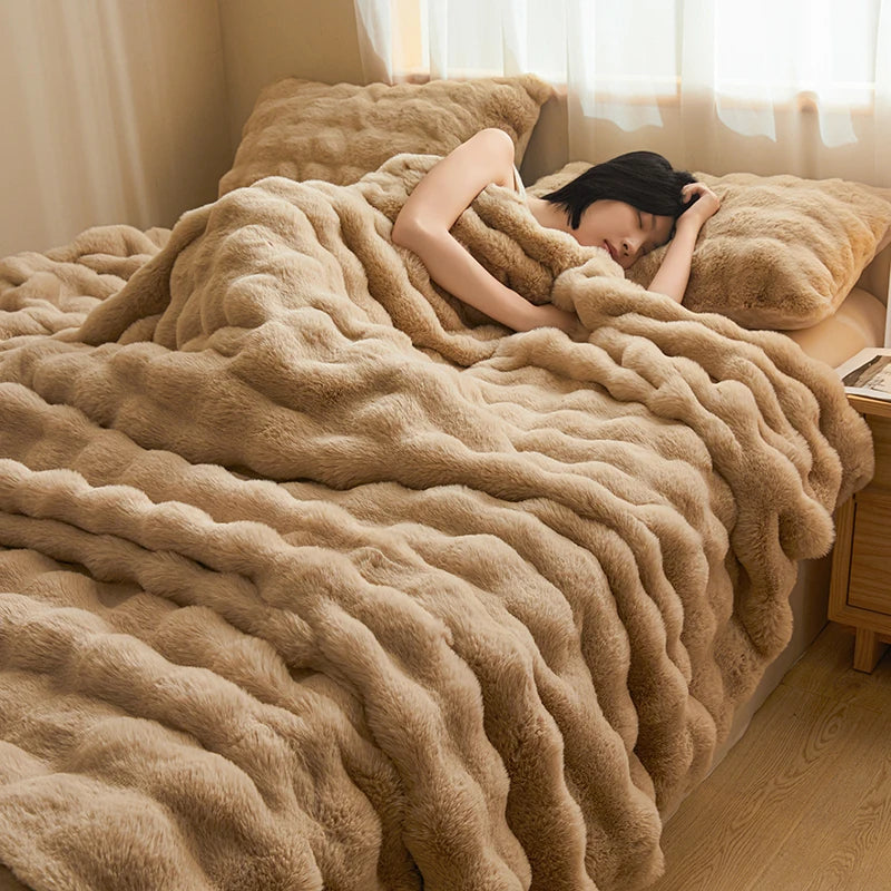 שמיכת דגם לין